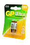 GP Ultra элемент питания LR03 BL2 (ААА), 2шт. - фото 1
