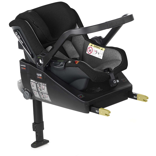 JANE Concord Автокресло 0+  Koos I-Size R1 ( 40-83 см, 0-12 мес) Cold Black - фото  9