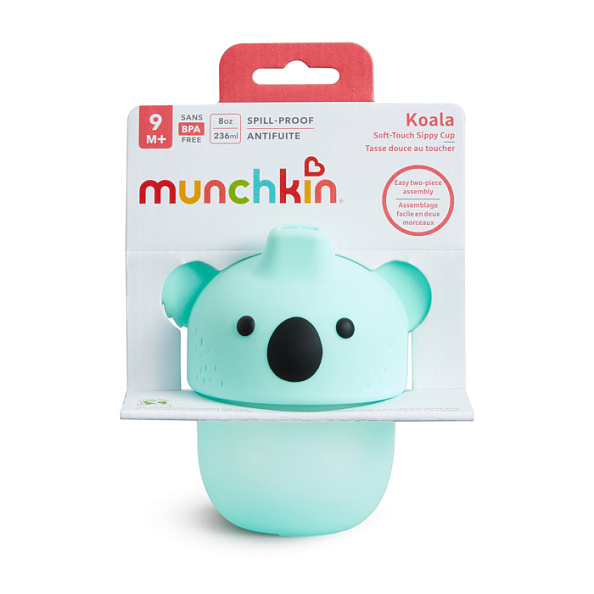 Munchkin чашка поильник Animal Sippy  237 мл. Коала - фото  7