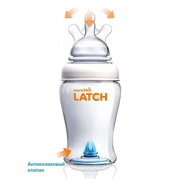 Latch Munchkin бутылочка для кормления 120 мл.2 шт.0+