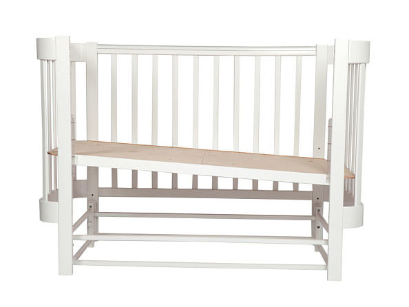 LIEL кровать с маятником приставная Cosmos белый - фото  6