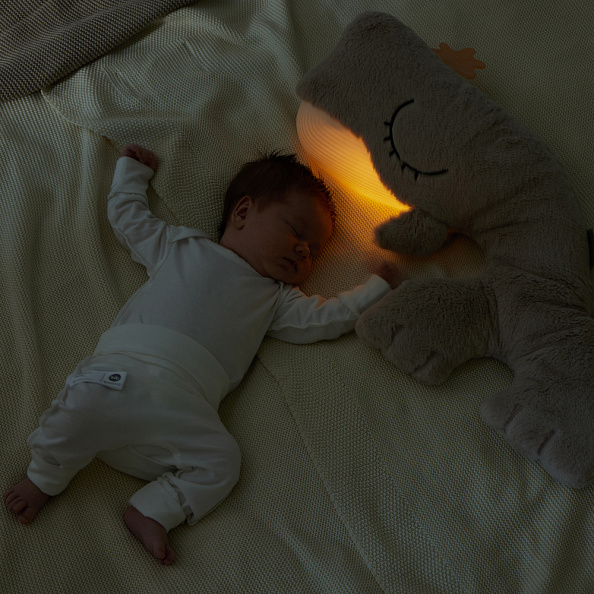 Happy Baby игрушка-комфортер для сна Кит Wally the Whale, с подсветкой - фото  6