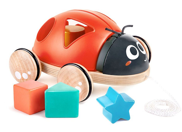 Hape каталка - сортер Божья коровка - фото  1