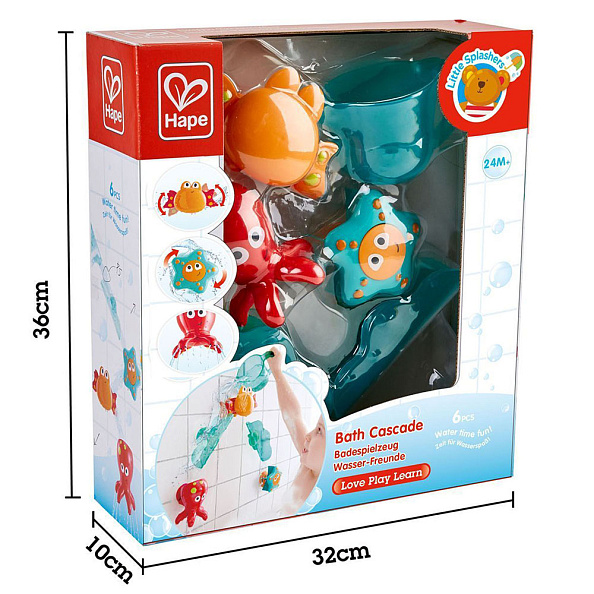 Hape игрушка для купания Океанский Каскад - фото  4