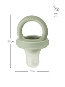 Edda ниблер 2 насадки силикон Шалфей