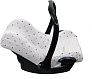 Xplorys    DOOKY Seat cover 0+ Light Grey Crowns
