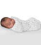 Summer Infant конверт для новорожденных на молнии Swaddlepod® S бантики белый с рисунком