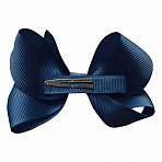 Milledeux Заколка-зажим "Boutique Bow", средняя, коллекция "Colored Glitter", темно-синяя