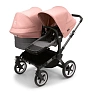 Bugaboo Donkey5 Twin коляска 2 в 1 Graphite/Grey Melange/Morning Pink - фото 7