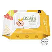 K-MOM салфетки влажные антибактериальные  40 листов 0+ First Wet Wipes 
