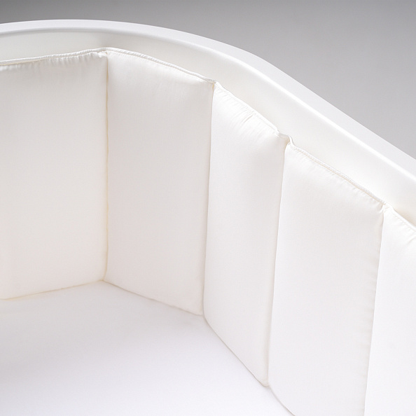 Perina защита для детской кроватки (фенс-бортик) "Sateen Collection" (айвори) - фото  5