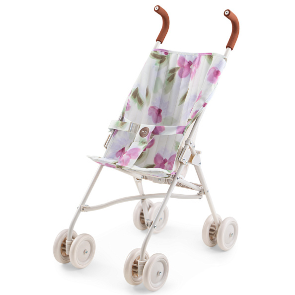 Happy Baby коляска прогулочная для кукол Твиглет (twiglet) сиреневые цветы / lilac flowers - фото  10