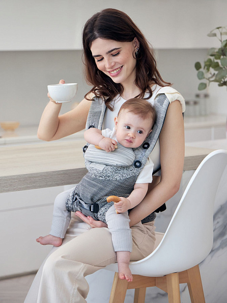 Happy Baby рюкзак-переноска BabyWay grey - фото  5
