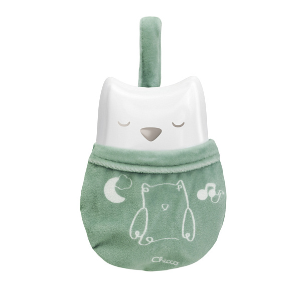 Chicco игрушка 2 в 1 погремушка-ночник Совенок - фото  4