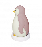 Zazu колонка+будильник+ночник беспроводная Пингвинёнок Пэм розовый