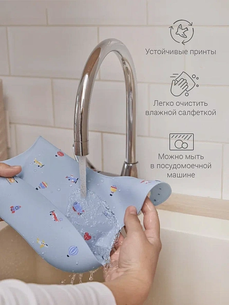 Edda нагрудник силиконовый, Воздушный транспорт - фото  8