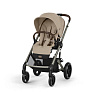 Cybex Коляска 2в1 Balios S Lux TPE Almond Beige в комплекте со спальным блоком Cot S и дождевиками - фото 3