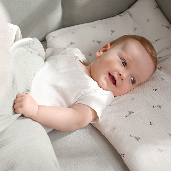 Perina комплект постельного белья Muslin Гуси/Шалфей 3 предмета  - фото  10