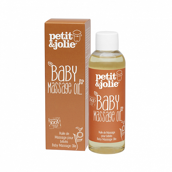 Petit&Jolie Массажное масло для младенцев, 100 мл