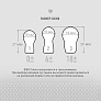 BIBS набор пустышек латексных Studio Colour, 2 штуки Pin/Ivory Steel Blue - фото 7