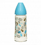 Suavinex бутылка &quot;BEE&quot; с круглой силиконовой соской 360 мл с 4 месяцев цвет синий