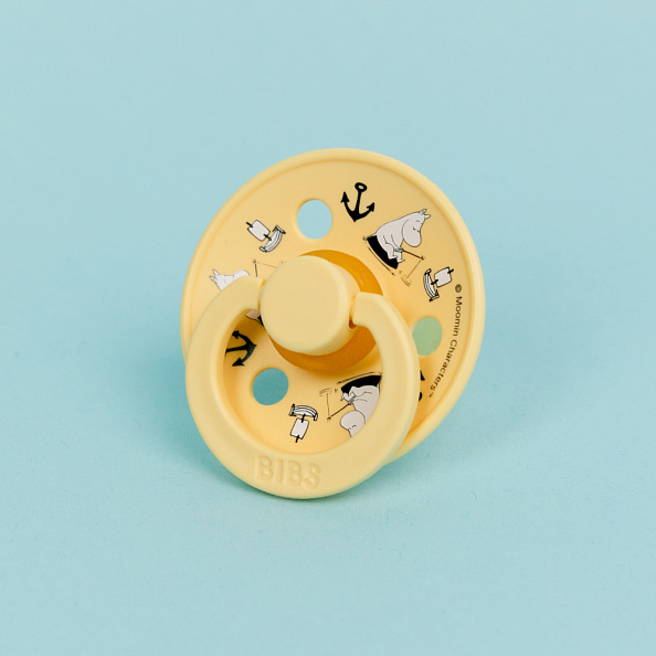 BIBS пустышка латексная Moomin Colour - Sailing - Pale Butter - фото  7