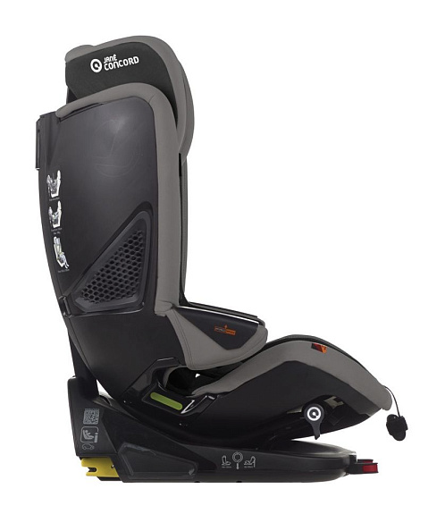 JANE Concord Автокресло Groowy+Nest (40-150 см, 0-12 лет) гр.0/1/2/3 Matt black- УЦЕНКА Витрина - фото  14