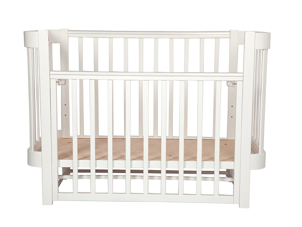 LIEL кровать с маятником приставная Cosmos белый - фото  3