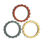 MUSHIE  Flower Bracelet Clay/Dried Thyme/Sunshine, 3 