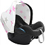 Xplorys Капюшон для автокресла DOOKY Hoody Pink Stars