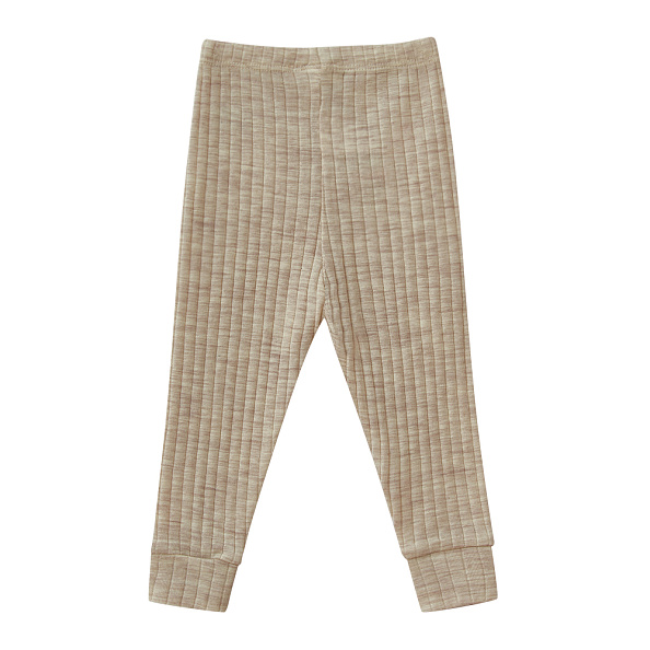 Babybu леггинсы из 100% шерсти мериноса Almond Melange - фото  2
