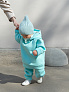 OLANT BABY худи с капюшоном Siberia Turquoise - фото 5