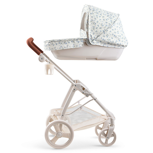 Happy Baby коляска для кукол Эшли (Ashley) синие цветы / blue flowers - фото  16