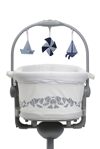 Chicco кроватка-стульчик 5-в-1 Baby Hug Pro White Cream - фото  16