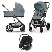 Cybex Коляска 3в1 Balios S Lux TPE  Stormy Blue NEW 2025