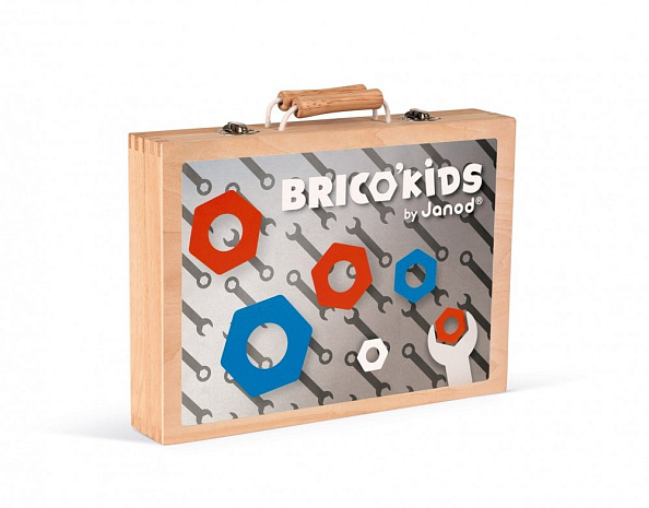 Janod набор инструментов Brico'Kids в чемоданчике - фото  6