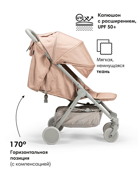Elodie коляска прогулочная MONDO - Blushing Pink - фото  4