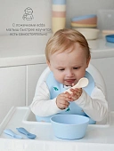 Edda ложка детская набор 3 штуки силикон Небо