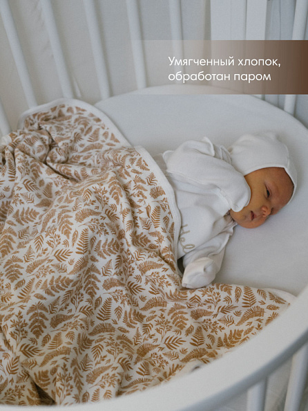 OLANT BABY плед 100% хлопок 90х90 см Falling for you - фото  4