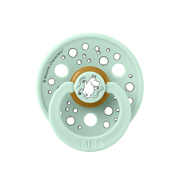 BIBS пустышка латексная Moomin Colour - Sailing - Nordic Mint - фото  1