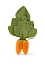 Oli&Carol игрушка-прорезыватель с комфортером Mini DouDou Cathy the Carrot