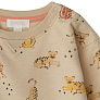 Babybu комплект из 2-х предметов: шорты и толстовка SAND JUMPING JAGUARS 100% органический хлопок цв - фото 2