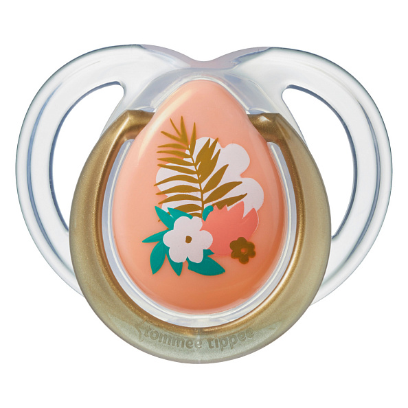 Tommee Tippee соска-пустышка силиконовая, 0-6 мес., 2 шт. - фото  3