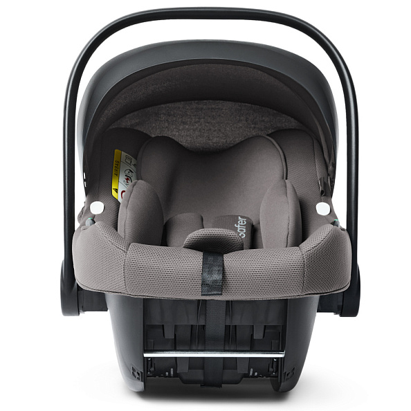 Happy Baby автокресло 0+ SAFER dark grey (40-87 см, 0-12 мес) - фото  6