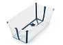 Stokke® Flexi Bath® cкладная ванночка XL Transparent Blue  - фото 1