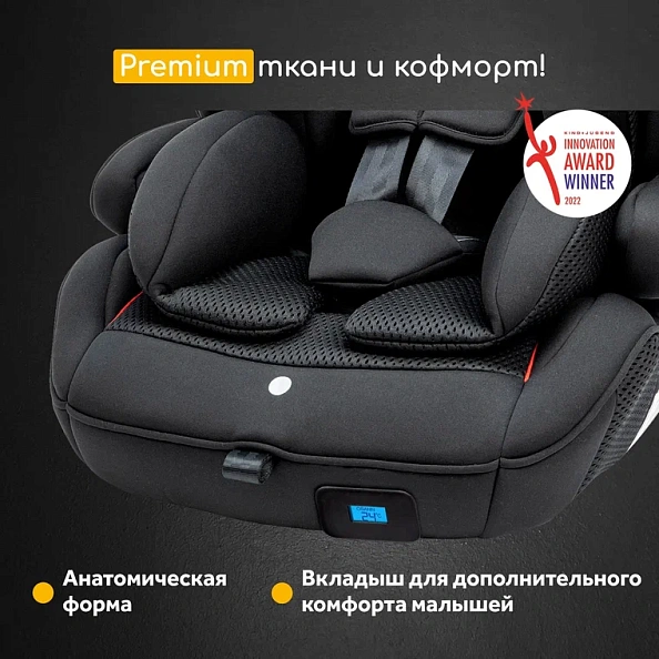 Osann автокресло Flux Isofix Klima All Black - фото  12