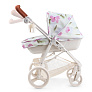 Happy Baby коляска для кукол Эшли (Ashley) сиреневые цветы / lilac flowers - фото 14