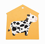 Janod набор карточек с животными Ферма, с разными текстурами