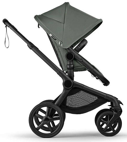 Bugaboo Fox5 Renew коляска 2 в 1 Black/ Forest Green/Forest Green complete - фото  12