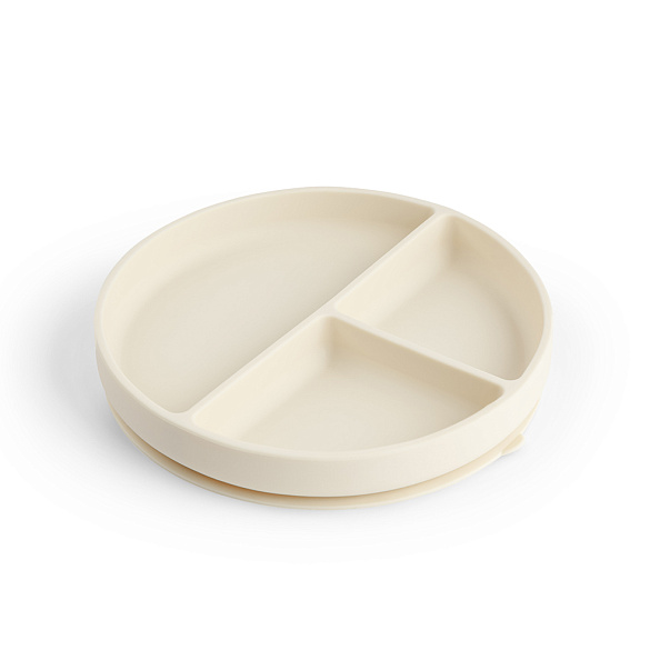 Edda тарелка на присоске секционная Пломбир - фото  1